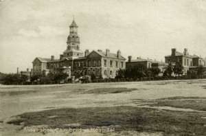 Ash Ranges - Oct 27 1916 - I havent been to Aldershot yet but want to see it before I go back to Witley. several of our boys have been down to the Hospital for short periods we only keep the boys for two days and under in our little camp hospital I was in it 20 hours with the La Grippe, L.D.C.