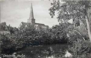 South Witley Camp - Sept 21st 1916 - Dear Mother These are two views of a very old church that is still standing and in good repair 3 miles from here.