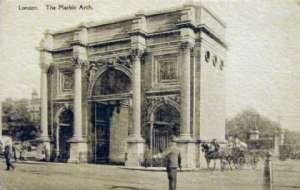 Sept 26th 1916 - This arch is where the royal carages are driven thru but we go by the side where you see the team, It is very nice to see..